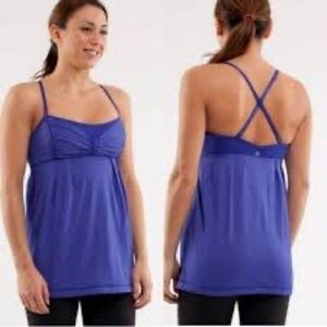 Lululemon - Graceful Flow convertible Tank top in Pigment Blue size 8